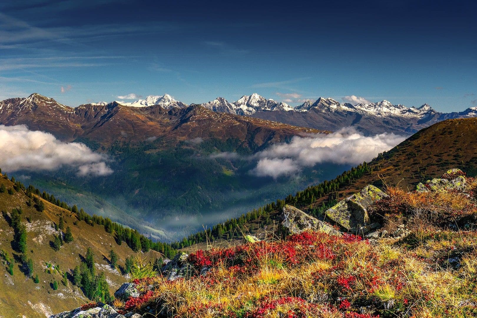 Alpy Austriackie widok Grossglockner